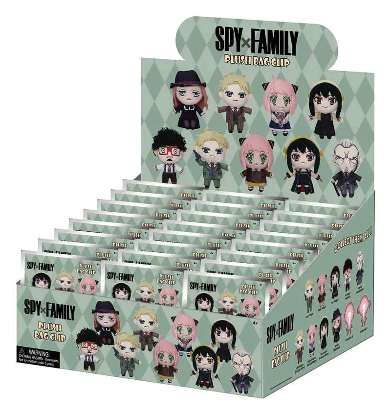 Spy x Family Gosedjurs Påsklämma Display (24)