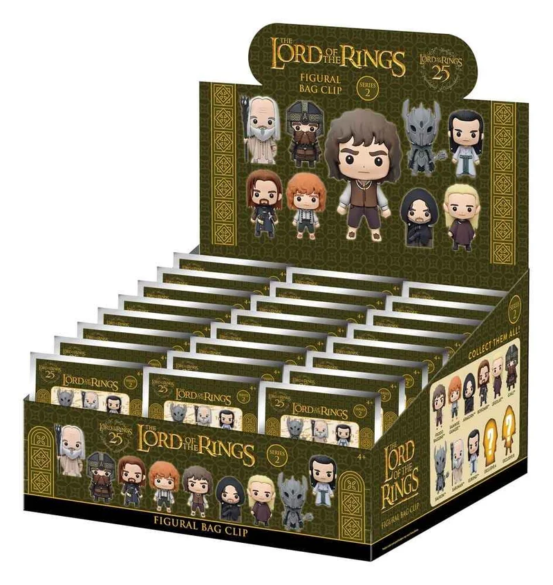 Lord of the Rings 3D-skumväskklämmor Serie 2 Display (24)