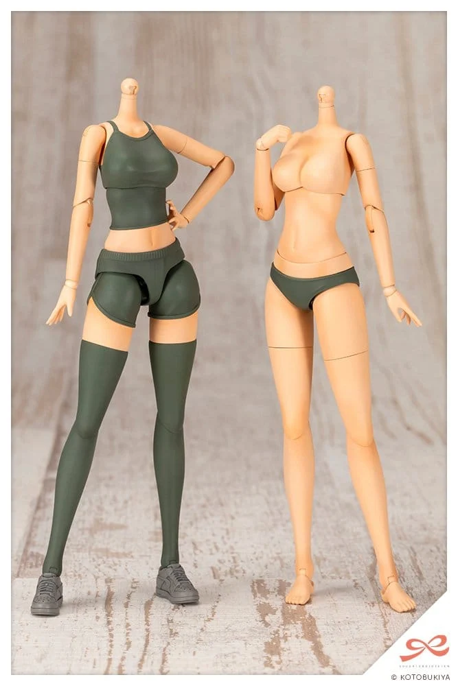 Sousai Shojo Teien Plastmodell Sats 1/10 Träningsvarg 16 cm