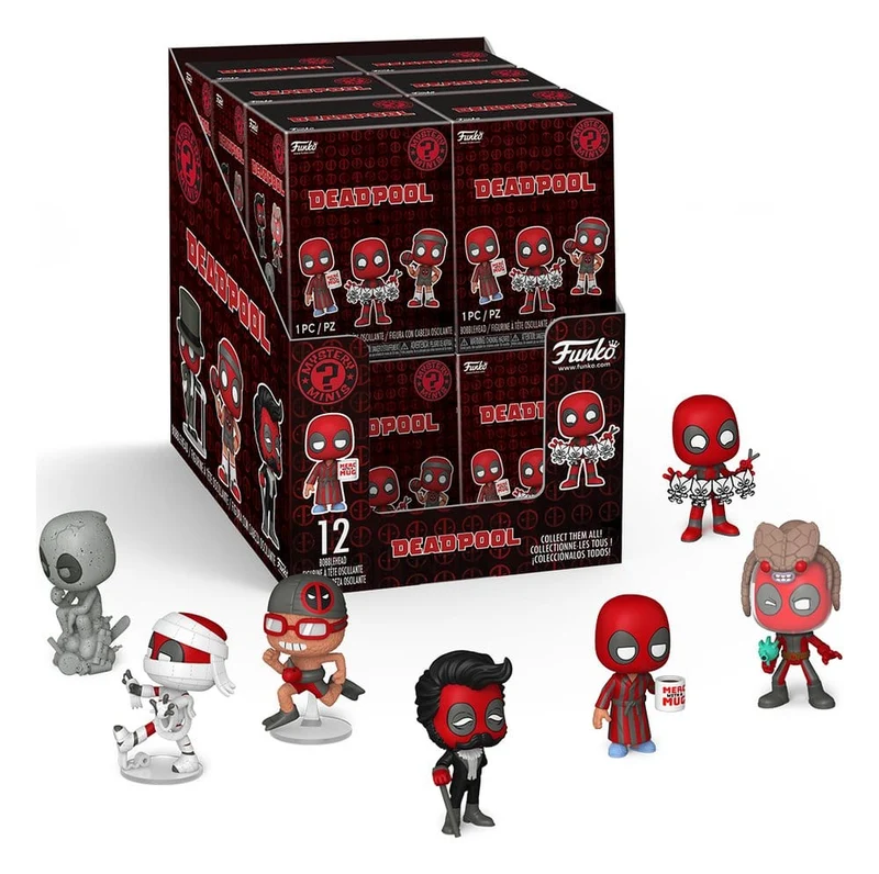 Marvel Comics Mystery Mini-figurer 5 cm Deadpool Serie 5 Display (12)