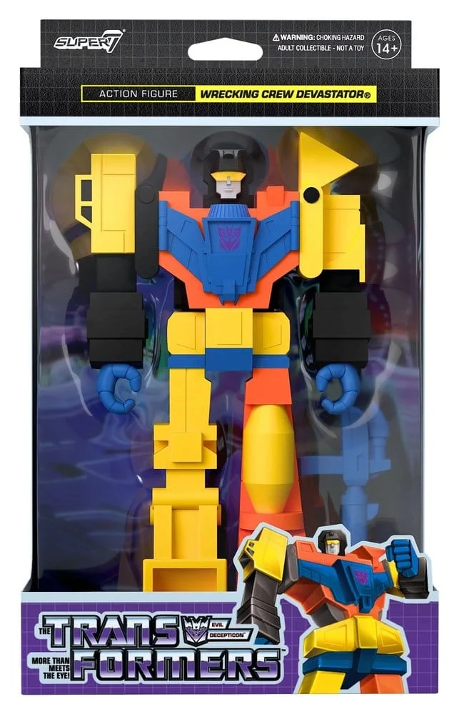 Transformers ReAction Actionfigur Devastator 10 cm