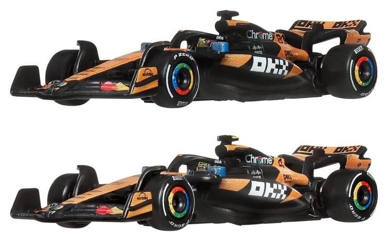 Formula 1 Hot Wheels Premium gjuten metallfordon 2-pack skala 1:64 Team McLaren