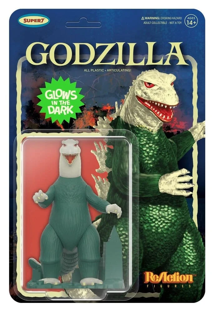 Godzilla Toho ReAction Actionfigur Godzilla Modellkit (Självlysande) 10 cm