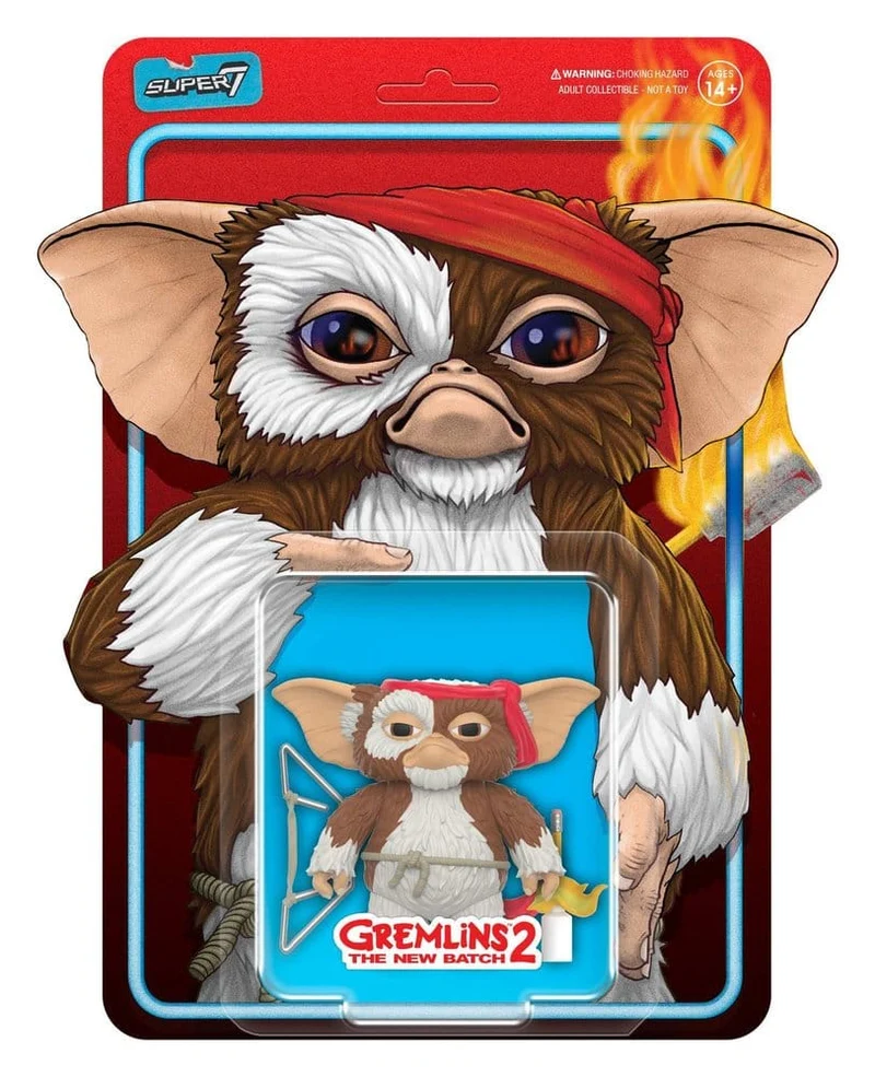 Gremlins ReAction Actionfigur Gizmo (Stridsredo Karaktärskort) 23 cm