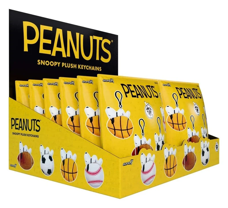 Peanuts Super Duper Gosedjur Nyckelring Blind Bags Våg 1A Display (12)