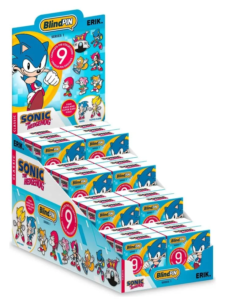 Sonic - The Hedgehog Pin Badge Serie 1 Display (24)