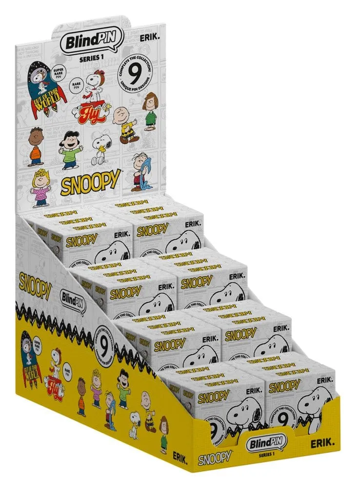 Peanuts Pinsmärkeserie 1 Display (24) - Samlarset med 24 Pins