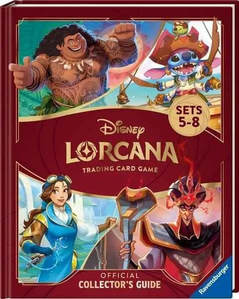 Disney Lorcana TCG Bok Den Officiella Samlarguiden: Set 5-8 *Engelsk Version*