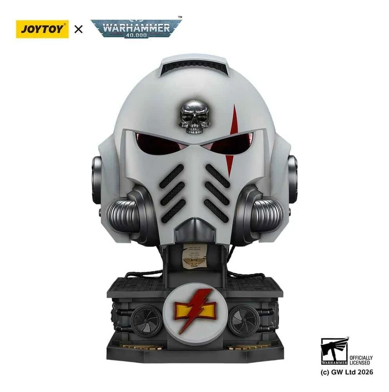 Warhammer 40,000 Hjälm med Displayställ White Scars MkX 44 cm