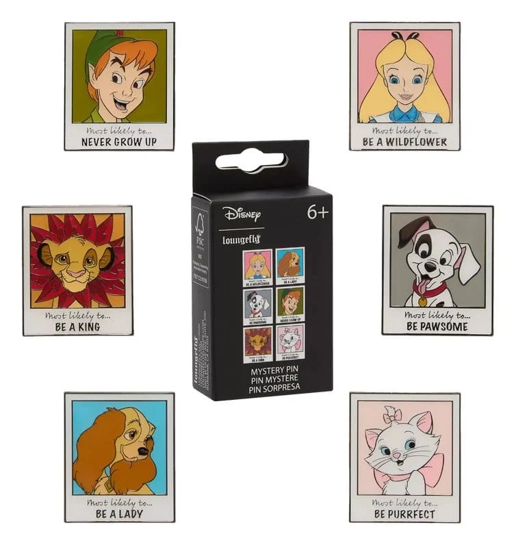Disney by Loungefly Emaljnålar Blindbox Klassiker Årsbok Display (12)