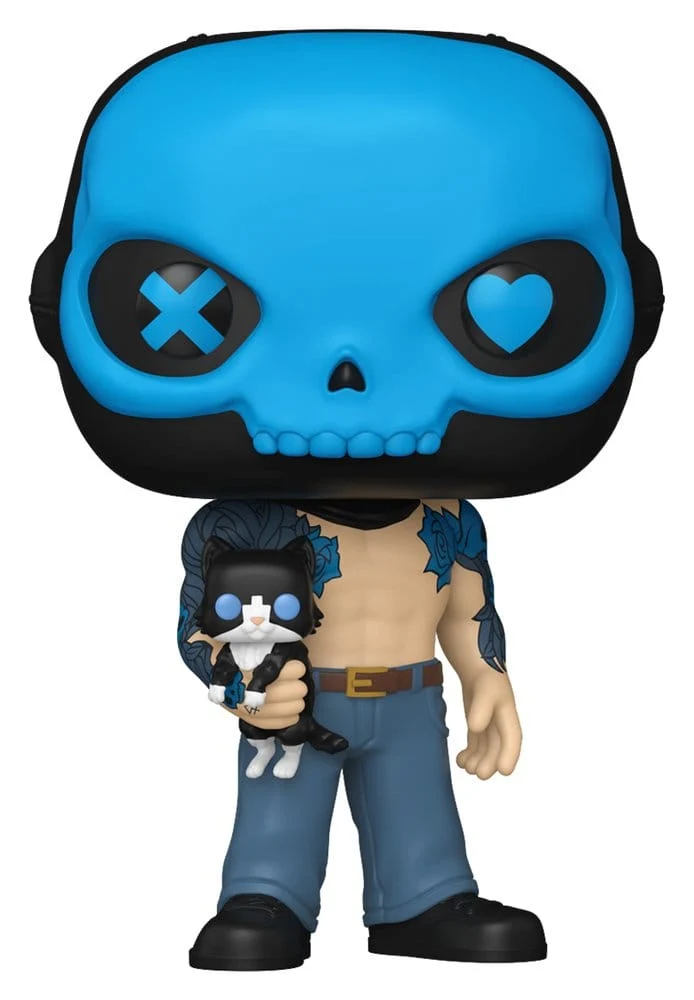 Into the Darkness POP! Böckerfigurer Josh Hammond med Fred 9 cm