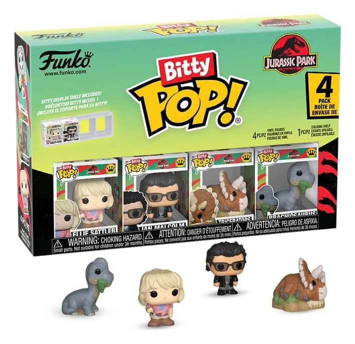 Jurassic Park Bitty POP! Figurer 4-Pack Triceratops 2,5 cm