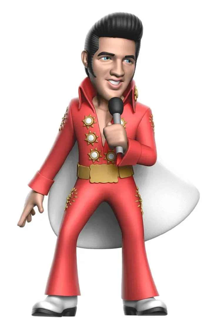 Elvis Presley Minix Figur i Röd Dräkt 12 cm