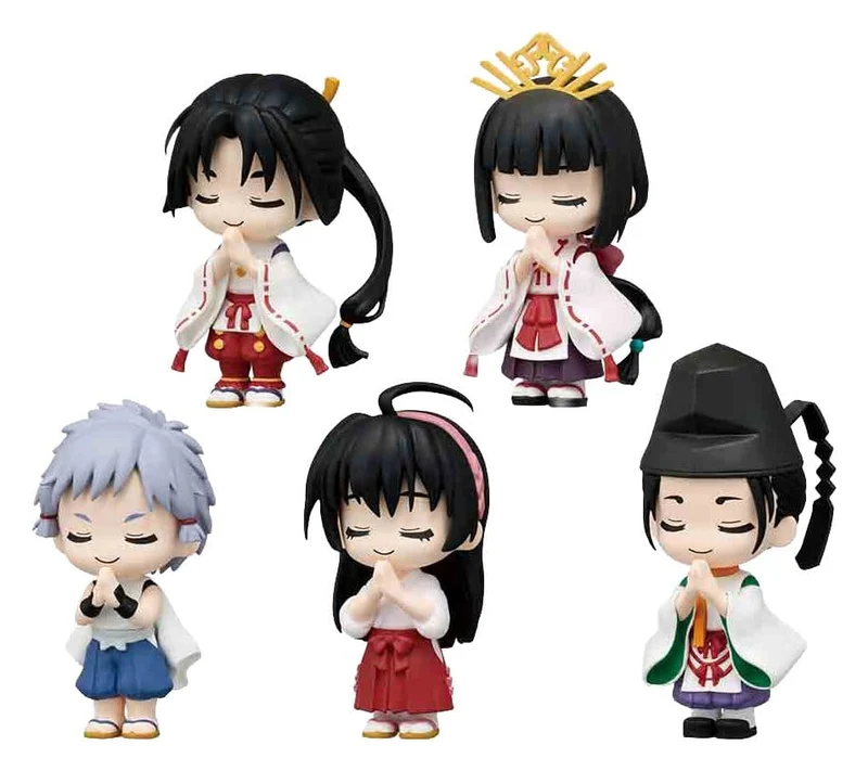 The Elusive Samurai PVC-figur Gassho Display Box (6) 5 cm