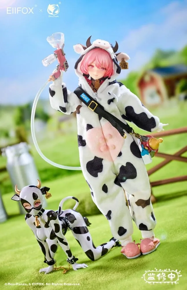 Original karaktärsactionfigur 1/8 Eiifox & BearPanda Nyuugyuu Momo 21 cm