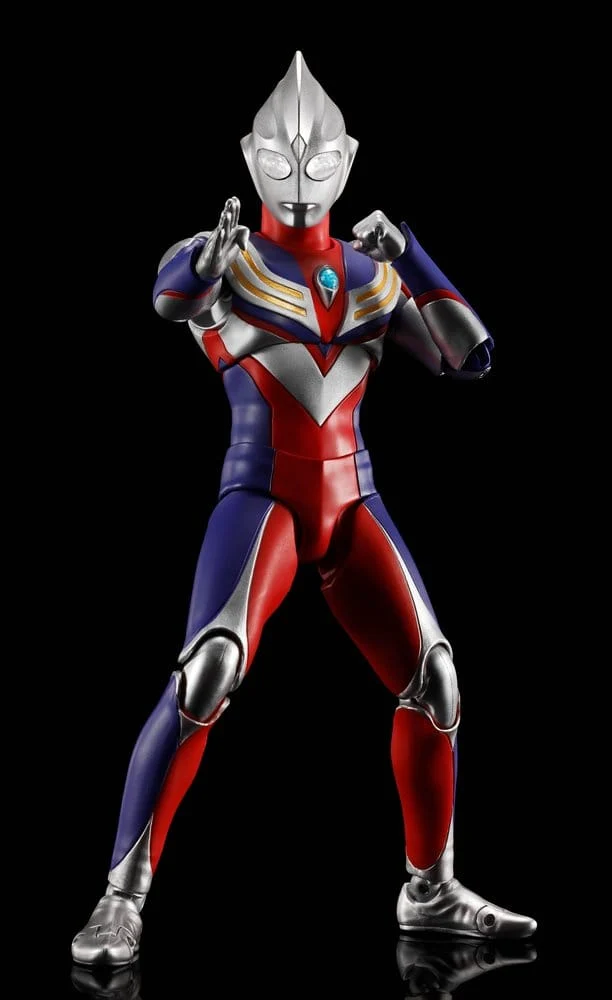 Ultraman Serie S.H.Figuarts Shinkocchou Seihou Actionfigur Ultraman Tiga Multi Type 30-årsjubileumsutgåva 15 cm
