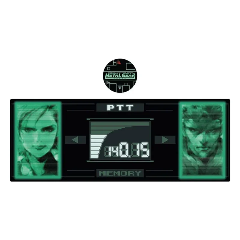 Begränsad upplaga Solid Snake x Raiden Skrivbordsunderlägg & Coaster Set
