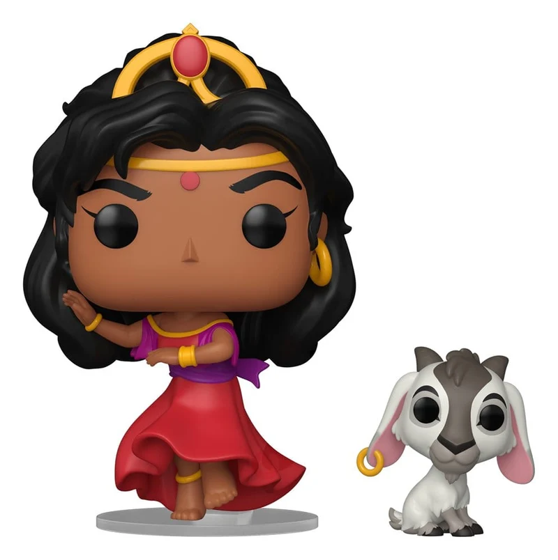 Ringaren från Notre Dame POP! Figur Esmeralda & Djali 9 cm