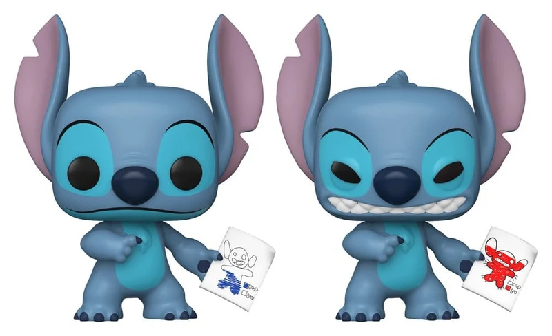 Lilo & Stitch POP! Figur Stitch med Humördiagram 9 cm