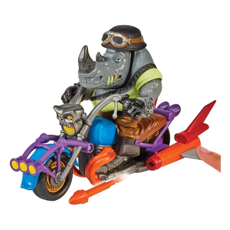 Teenage Mutant Ninja Turtles Actionfigur Chopper med Rocksteady