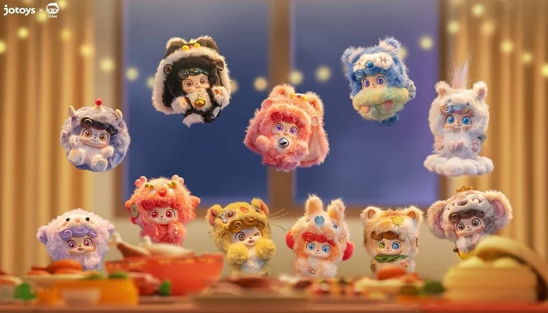 Q.Kid Haocai Serie Minifigurer Blindbox 12 cm Display (9 stycken)