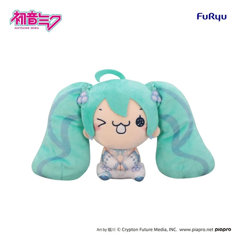 Hatsune Miku Mochipico mjukisdjur Nemophila C 15 cm