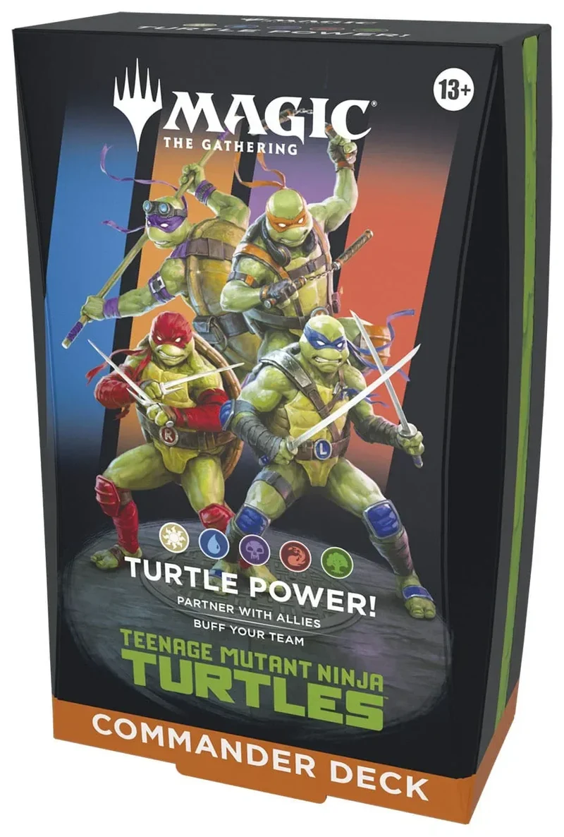 Magic the Gathering Teenage Mutant Ninja Turtles Commander Decks Case (4)