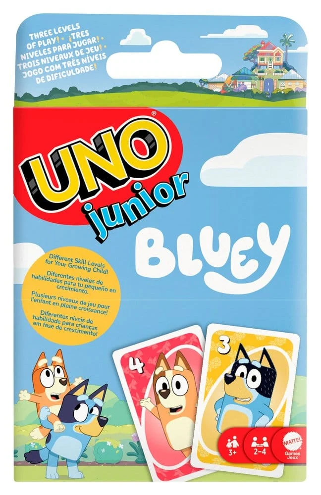 Bluey UNO Junior Kortspel