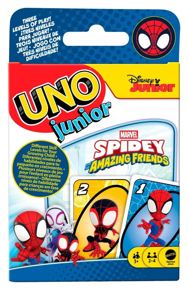 Spidey & His Amazing Friends UNO Junior Kortspel för Barn