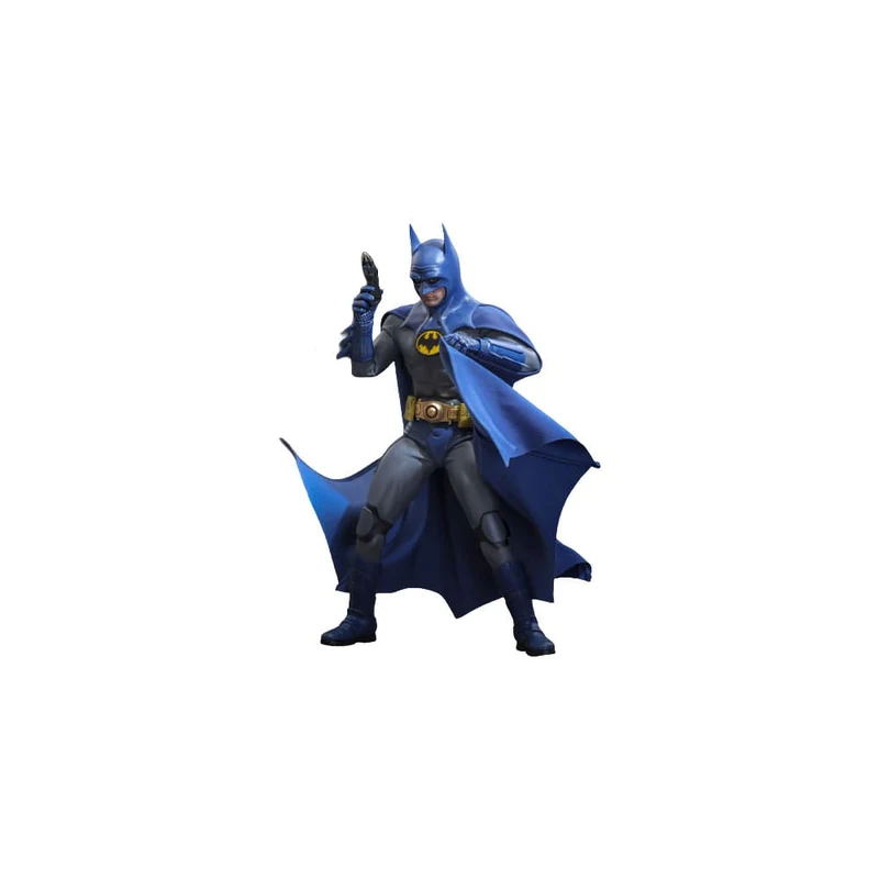 The Flash Film Mästerverk Actionfigur 1/6 Batman (Blå & Grå Dräkt) Limited Edition Hot Toys Exklusiv 30 cm
