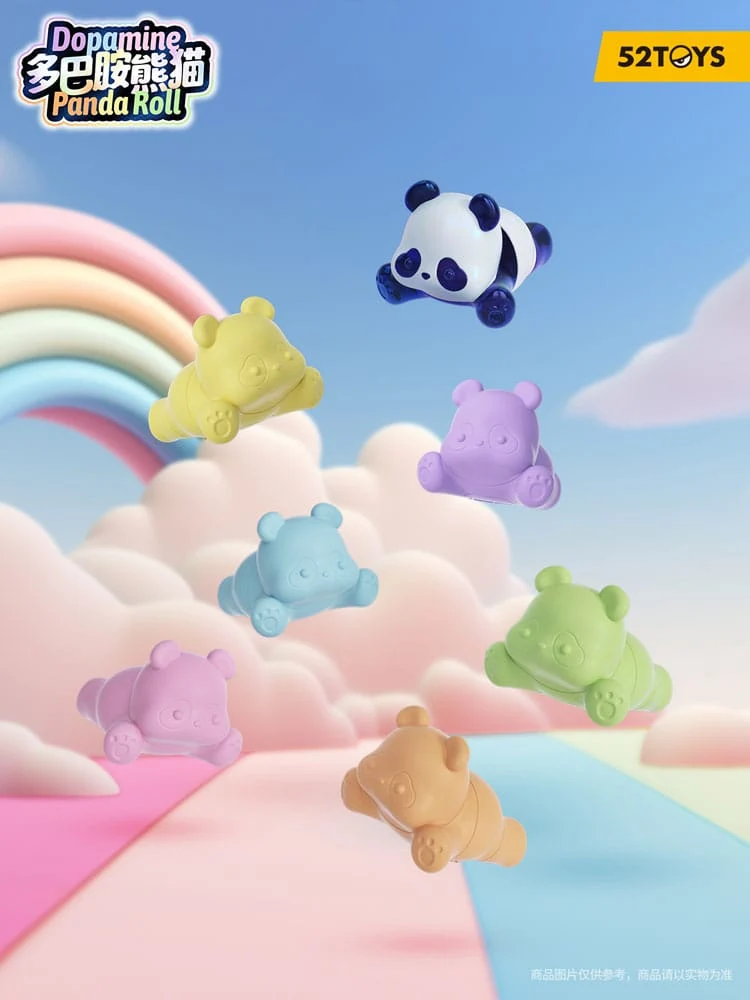 Panda Roll Blind Box Figurer Sortiment Dopamine Pandas 3 cm (6)
