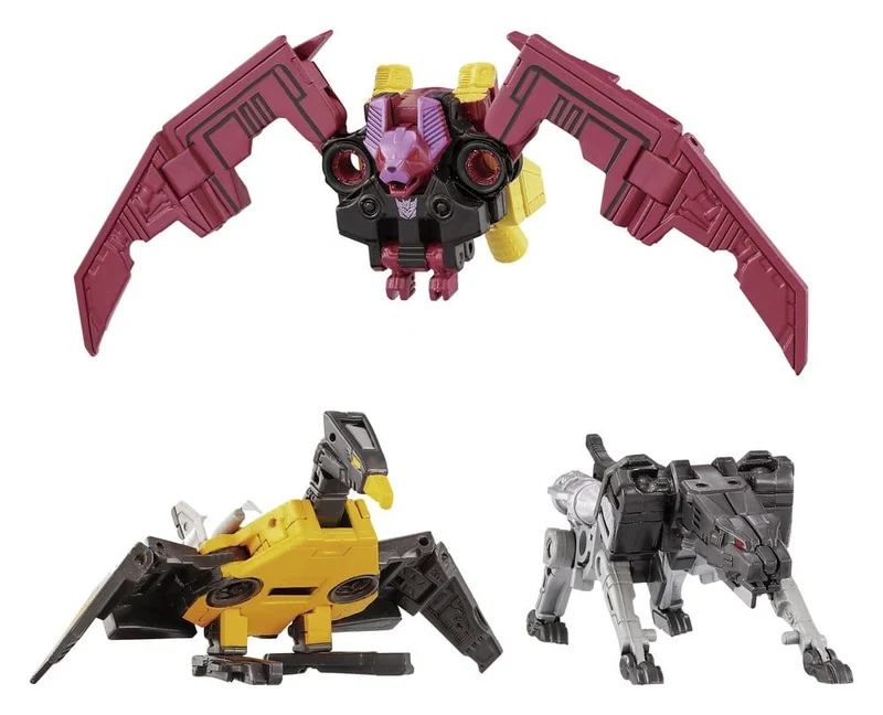 Transformers MPG Actionfigur 3-Pack MPG-22 Jaguar & Buzzsaw & Ratbat