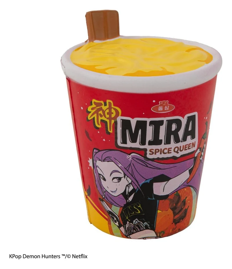 KPop Demon Hunters Squishy Antistressfigur Mira Spice Queen Noodles