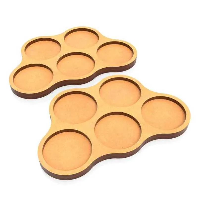 MDF Movement Trays - Skirmish 32mm 5slot 2pack