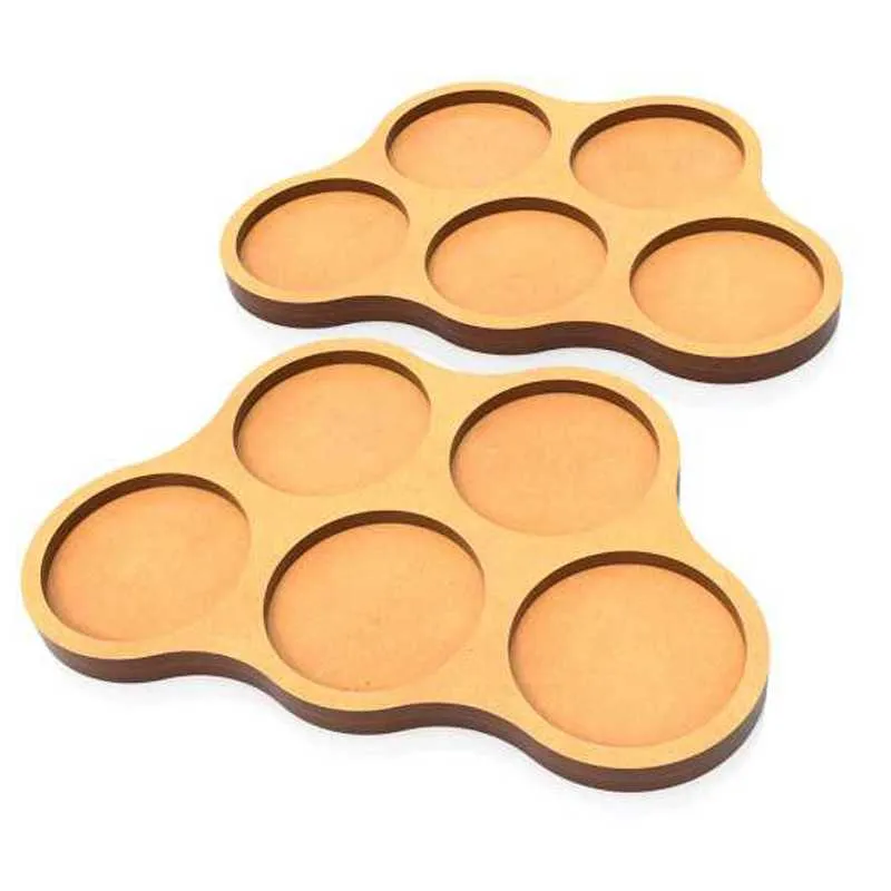 MDF Movement Trays - Skirmish 25mm 5slot 2pack
