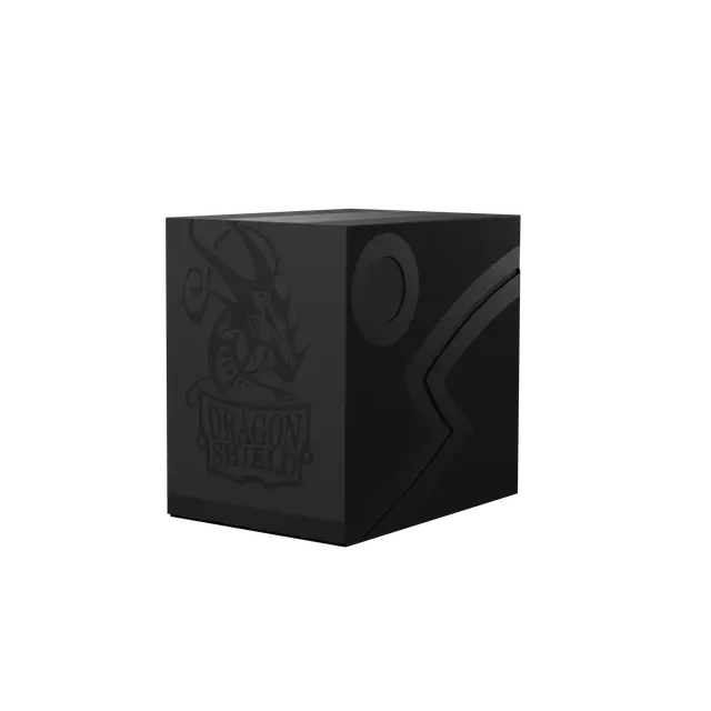Dragon Shield - Deckbox - Double Shell: Shadow Black