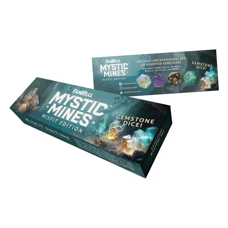 Misfit Mystic Mines Dice Set – Mystery Gemstone