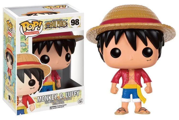 One Piece POP! Vinyl Figur - Monkey D. Luffy 9 cm