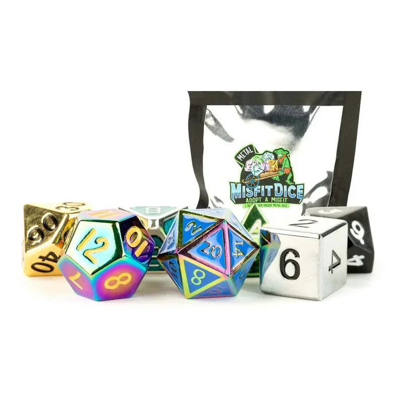 Misfit Dice Set Blind Bag Display - Metallassortiment (12)