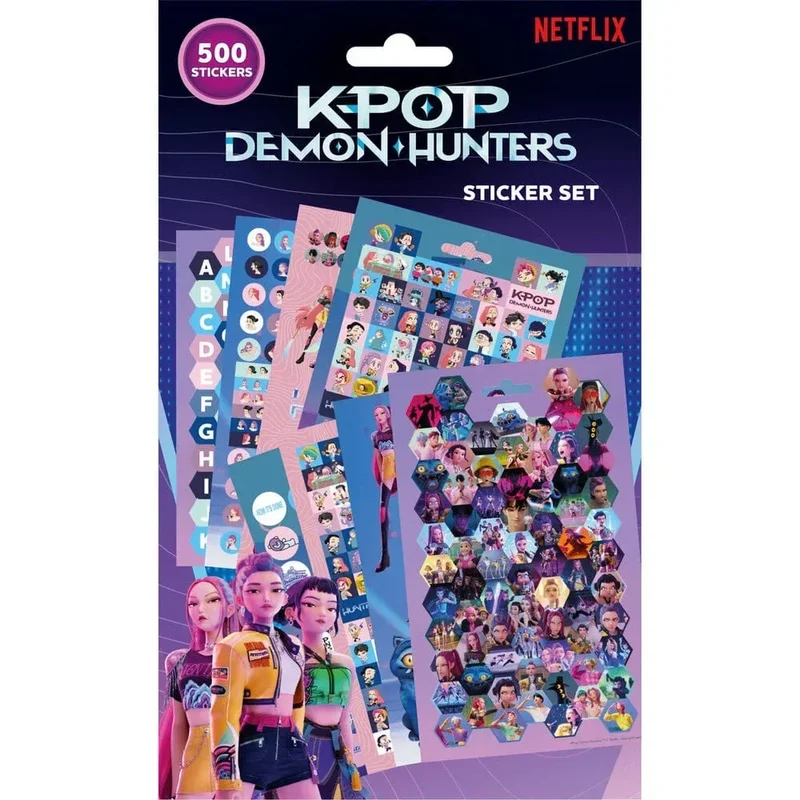 KPop Demon Hunters Sticker Pack (500) - Officiellt Licensierad