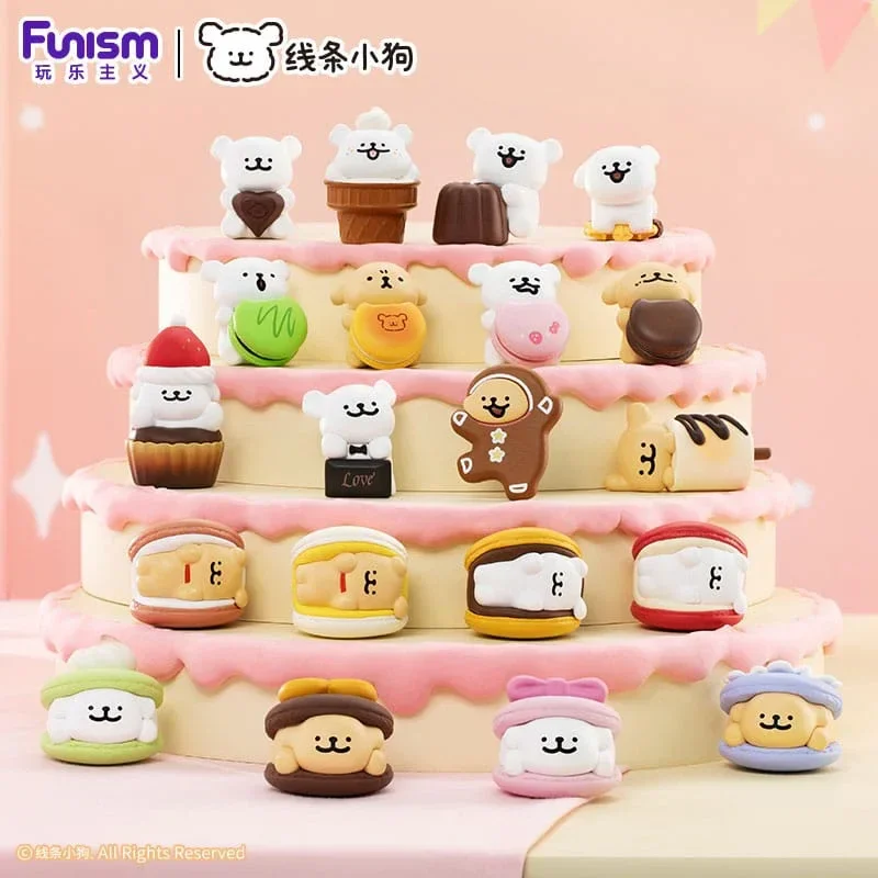 Maltese Sweet Box Series Mini Figurer 3-Pack Valpansikte 9 cm Utställning (6)