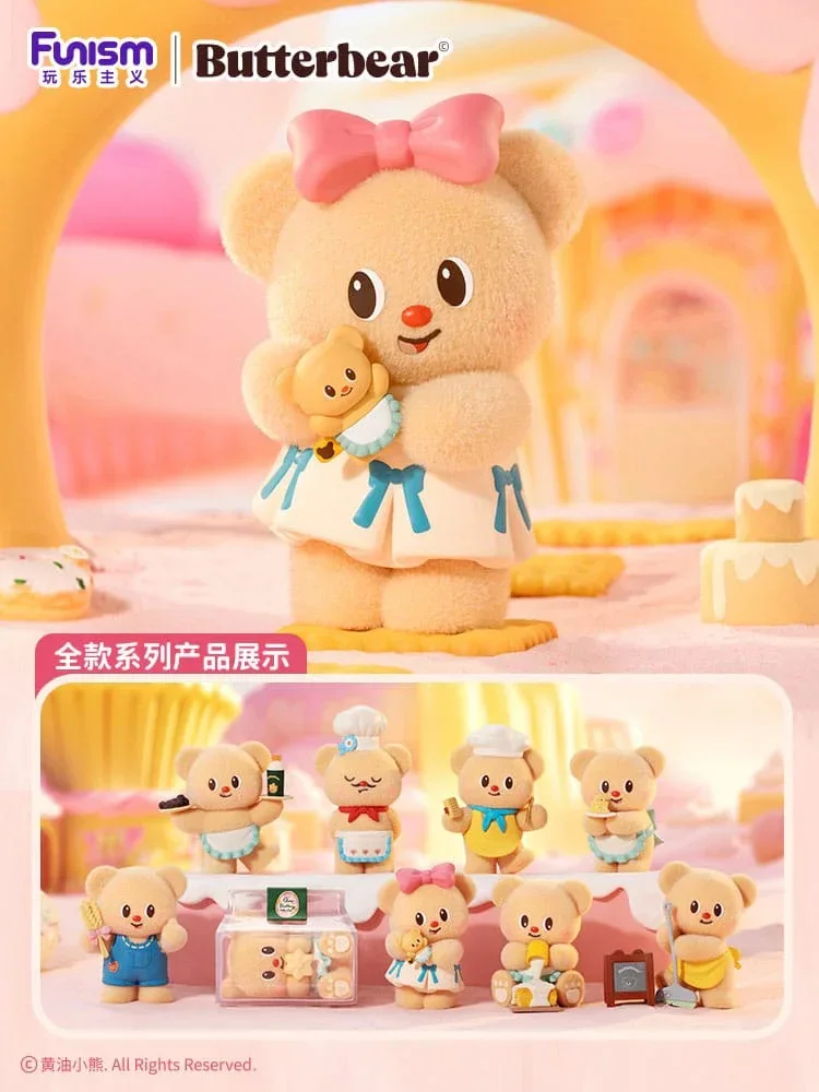 Butterbear My Buttery Bakery Series Mini Figures - Display med 8 Figurer