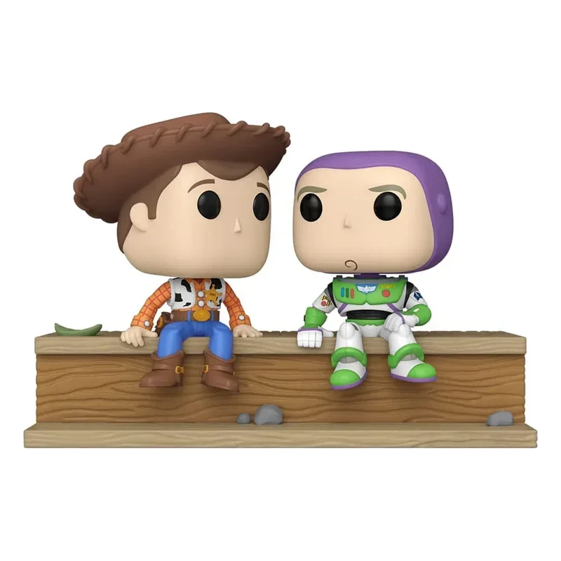 Toy Story POP Moment Figurer Woody och Buzz (30-årsjubileum) - 9 cm