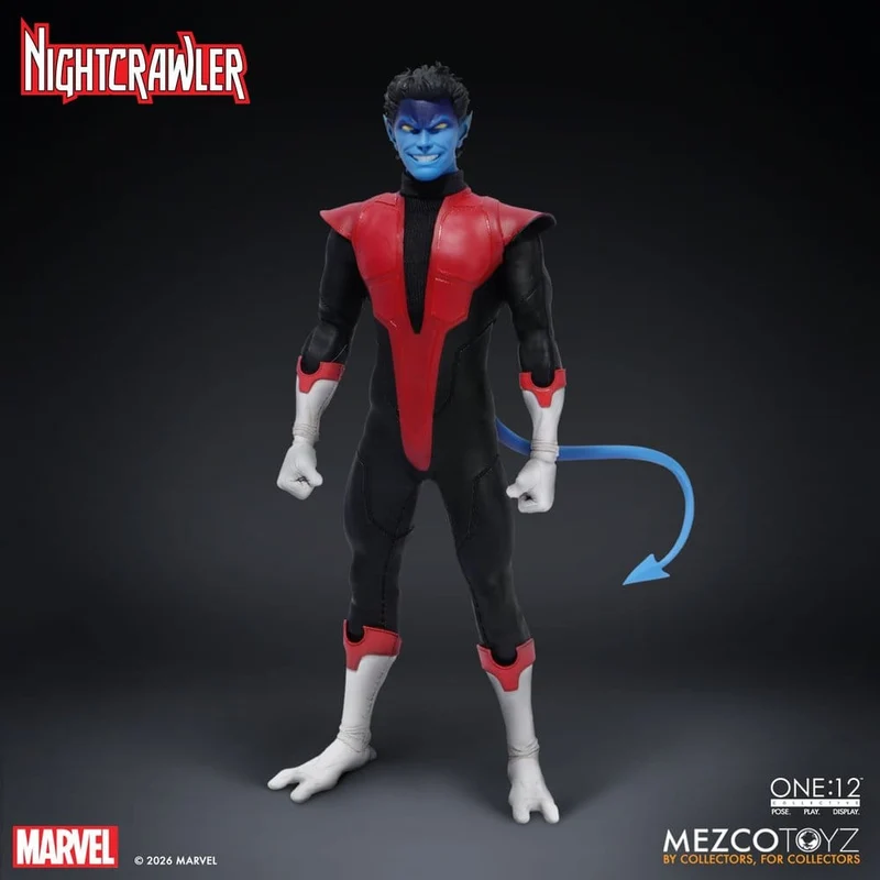 Marvel X-Men One:12 Collective Action Figur 1/12 Nightcrawler 16 cm