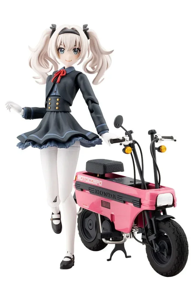 Sousai Shojo Teien Plastmodell Kitt 1/10 Emma Koishikawa Nocturne med Honda AB12 Motocompo 14 cm