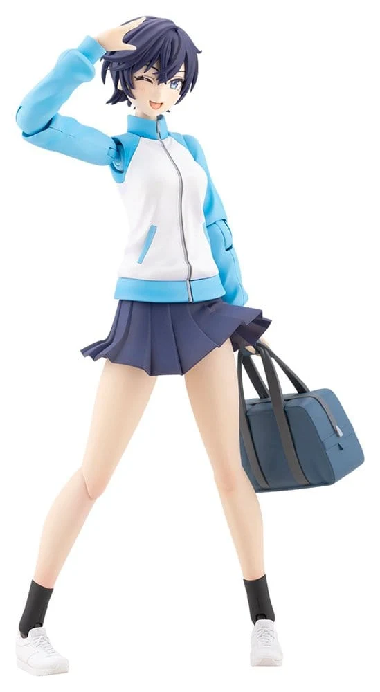 Sousai Shojo Teien Plastmodellbyggsats 1/10 Rui Saotome Touou High School träningsdräkt 16 cm