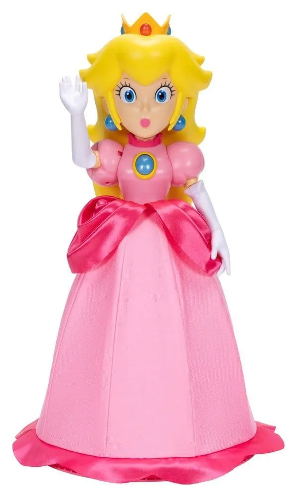 Världen av Nintendo Pratande Actionfigur Prinsessan Peach Yours Truly 36 cm