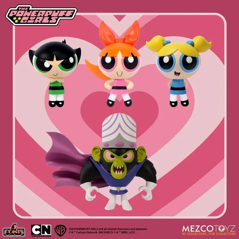 Powerpuff Girls Julsemester 5 Points Action Figurer 10 cm Assortiment (16)