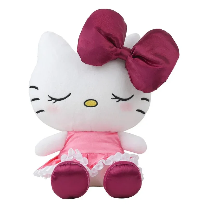 Sanrio Gosedjur Hello Kitty Röd Sammet Klänning 22 cm