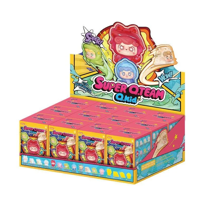 QKid: Super Q. Team Mini Series Blind Box Figur 5 cm Display (12)